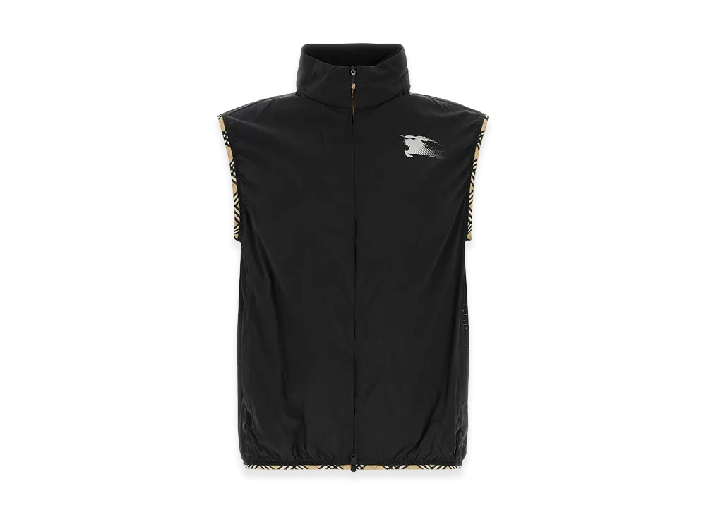 Burberry Nylon Sleeveless Jacket "Black"