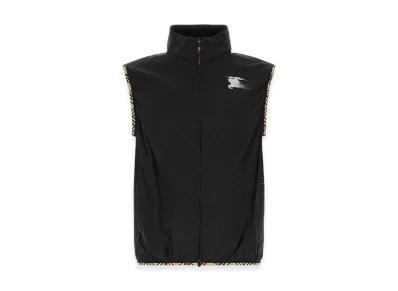Burberry Nylon Sleeveless Jacket "Black"