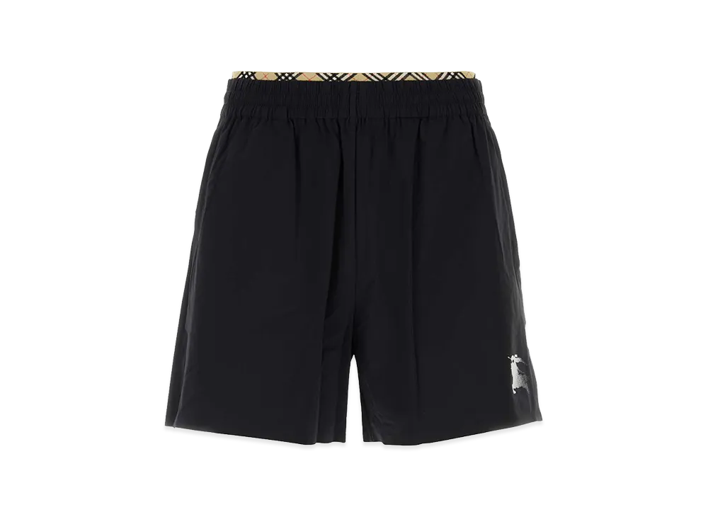 Burberry Stretch Nylon Bermuda Shorts "Black"