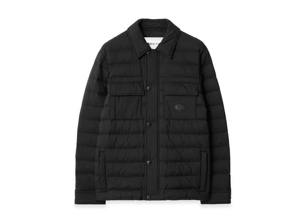 Burberry Nylon Padded Overshirt "Black"