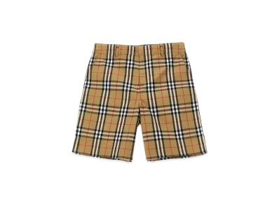 Burberry Kids Oscar Bermuda Shorts "Beige"