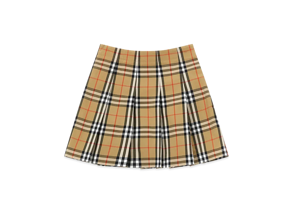 Burberry Kids Gabrielle Skirt "Beige"