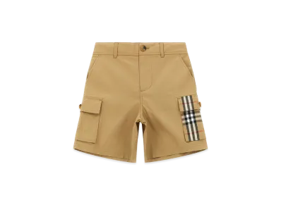 Burberry Kids Oscar Bermuda Shorts "Beige"