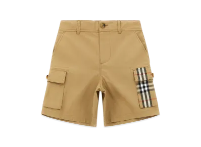 Burberry Kids oscar Bermuda Shorts "Beige"