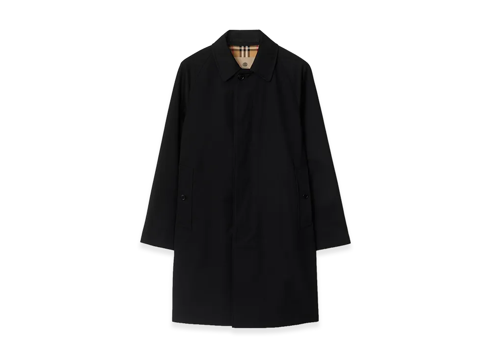 Burberry Mid-length Camden Heritage Car Coat "Black"