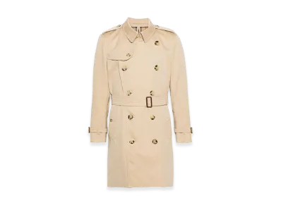 Burberry Kensington Heritage Mid-Length Trench Coat "Beige"