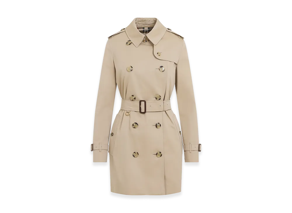 Burberry Women's Kensington Heritage Long Trench Coat "Beige"