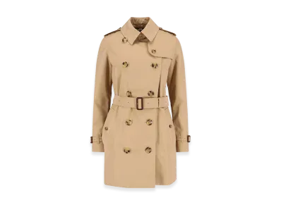 Burberry Women's Gabardine Heritage Kensington Trench Coat "Beige"