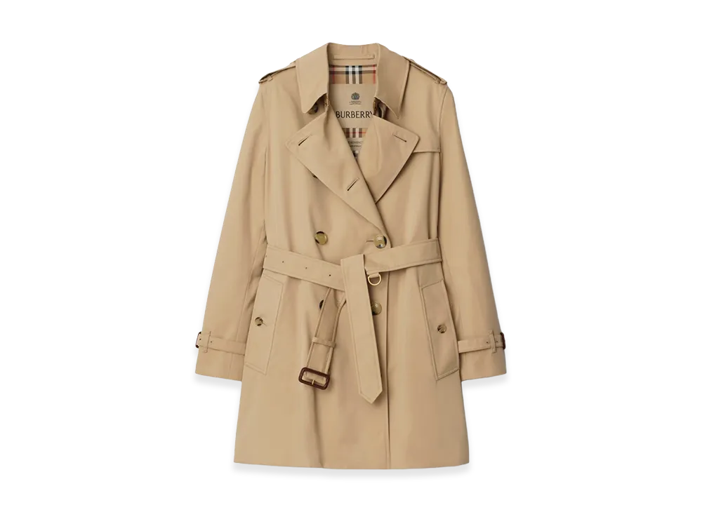 Burberry Women's Short Kensington Heritage Trench Coat "Honey"