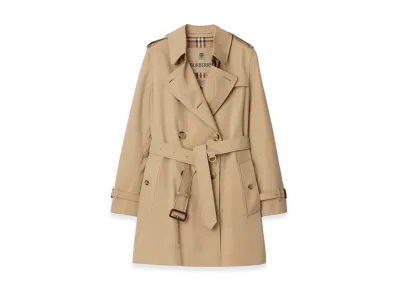 Burberry Women's Short Kensington Heritage Trench Coat "Honey"