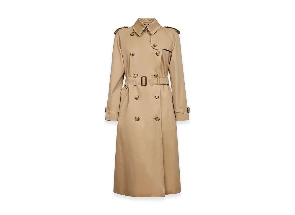 Burberry Women's Long Waterloo Heritage Trench Coat "Beige"