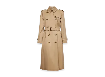 Burberry Women's Long Waterloo Heritage Trench Coat "Beige"