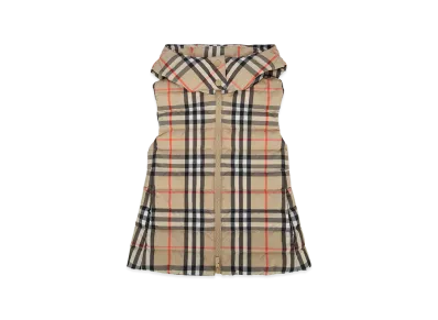 Burberry Kids KG6 Cecilia Check Gilet "Beige"