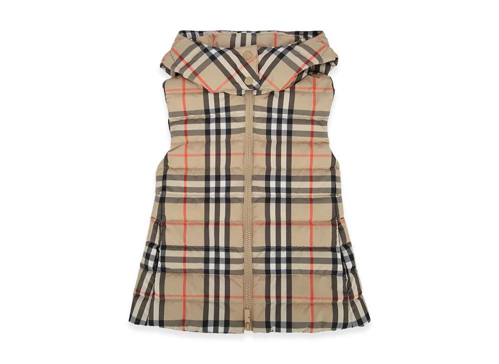 Burberry Kids Kg6 Cecilia Ck Gilet "Checked"
