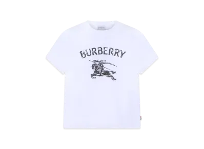 Burberry Kids KG5 Cedar Stamp EKD T-Shirt "White"