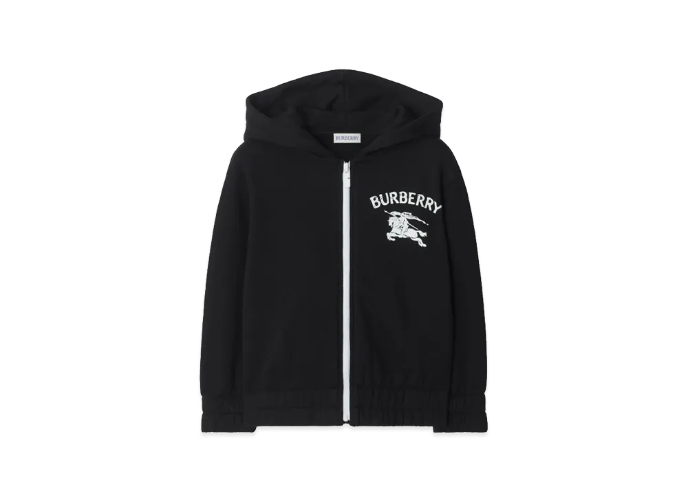 Burberry Kids Zip Hoodie "Black"