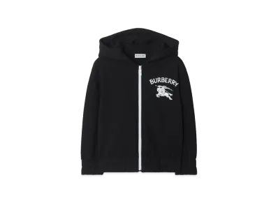 Burberry Kids Zip Hoodie "Black"