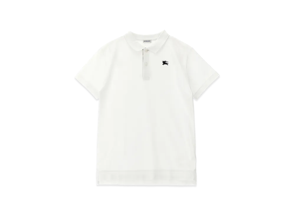 Burberry Kids Johane Polo Shirt "White"