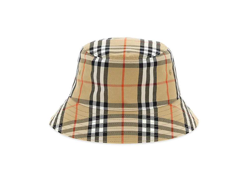Burberry Kids Bucket Hat Check "Beige"