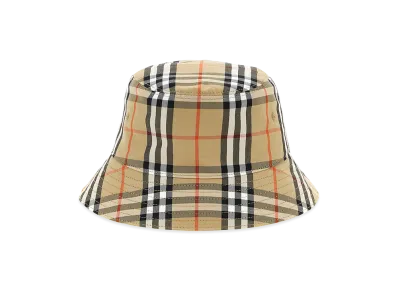 Burberry Kids Bucket Hat Check "Beige"