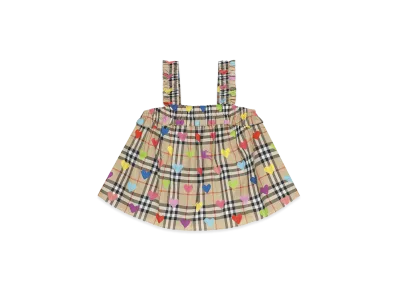 Burberry Kids Heart Print Top "Beige"