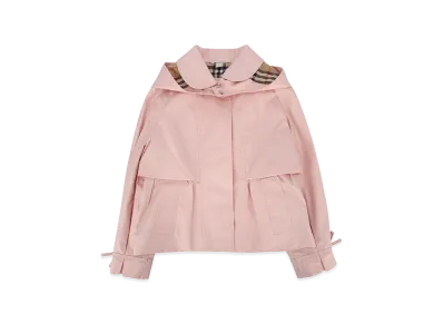 Burberry Kids KG6 Kimberley Hooded Jacket "Pink"