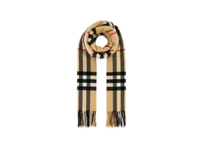Burberry Embroidered Cashmere Scarf "Printed"