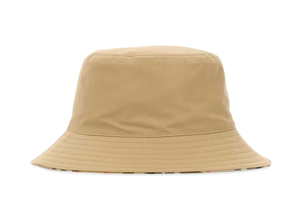 Burberry Cotton Reversible Baseball Cap "Beige"