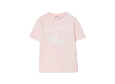 Burberry Kids KG5 Cedar Stamp EKD T-Shirt "Ice Pink"