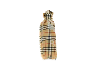 Burberry Women's Equestrian Knight Design Scarf "Beige"