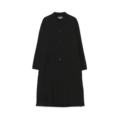 Yohji Yamamoto Pour Homme COTTON BROAD CHAIN STITCH SHIRT COAT "Black"