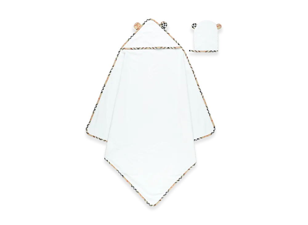 Burberry Kids N7 Bear Towel Sd Set "White"