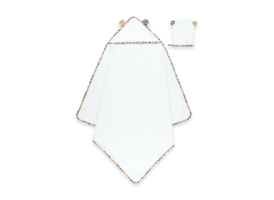Burberry Kids N7 Bear Towel Sd Set "White"