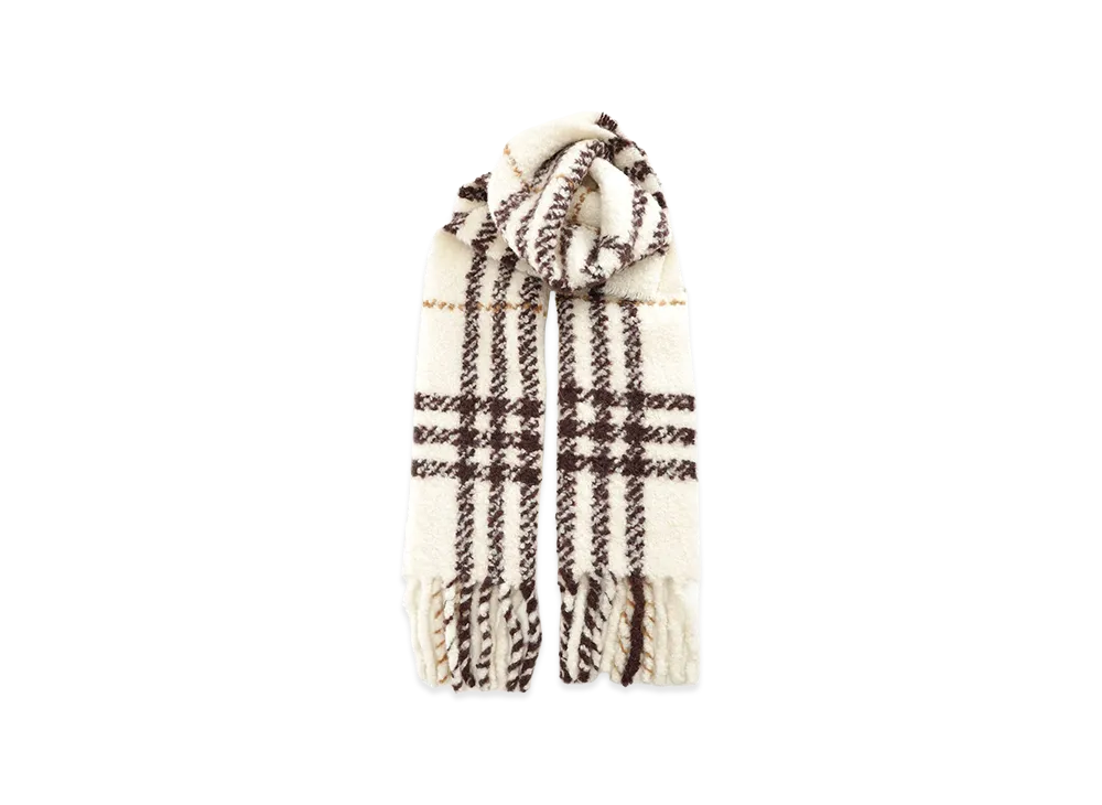 Burberry Chck Boucle Scf "Gray"