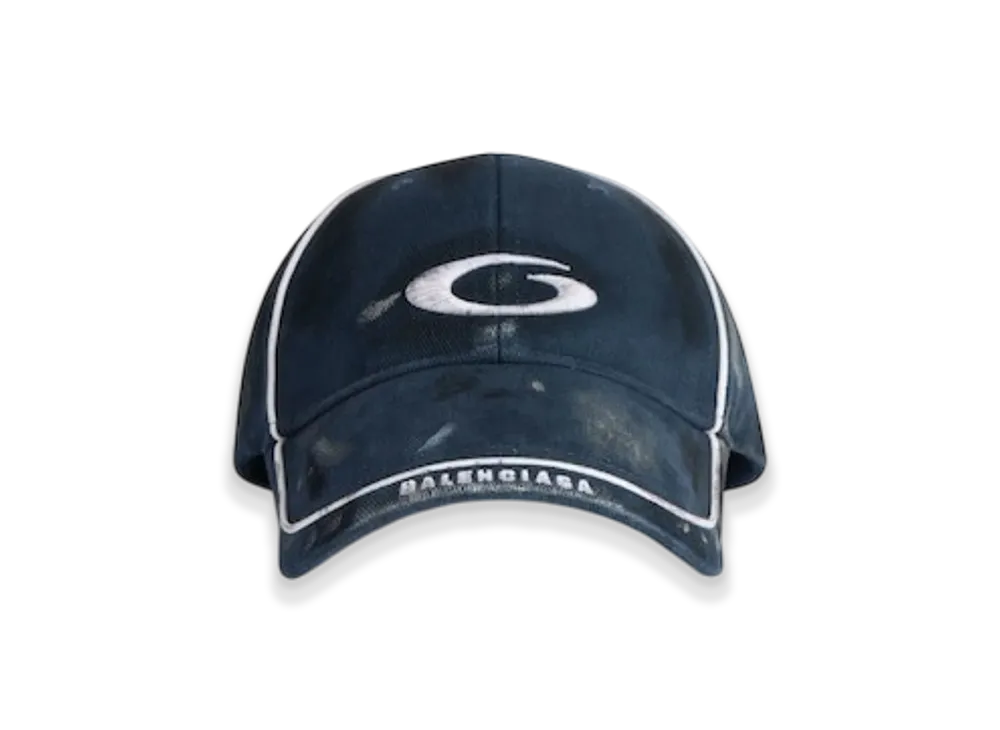 BALENCIAGA Loop Sports Icon Cap "Blue"