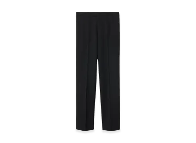 Burberry Grain de Poudre Wool Tuxedo Trousers "Black"