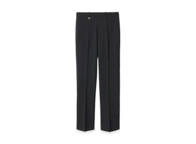 Burberry Wool Blend Tailored Trousers "Midnight Grey Melange"