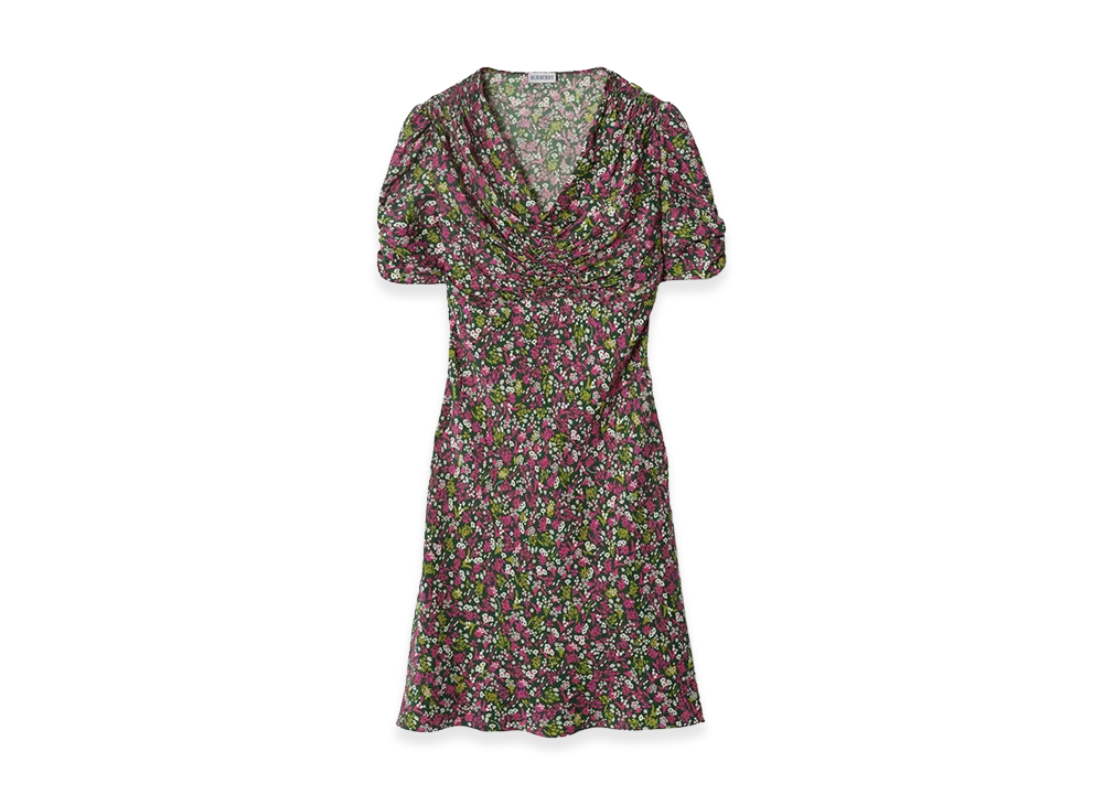 Burberry Women's Ditsy Floral Silk Mini Dress "Petunia Pink"