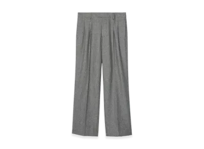 Burberry Puppytooth Check Wool Tailored Trousers "Titanium Grey/Black"