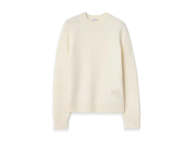 Burberry Women's Cashmere Sweater "Ceramic White"