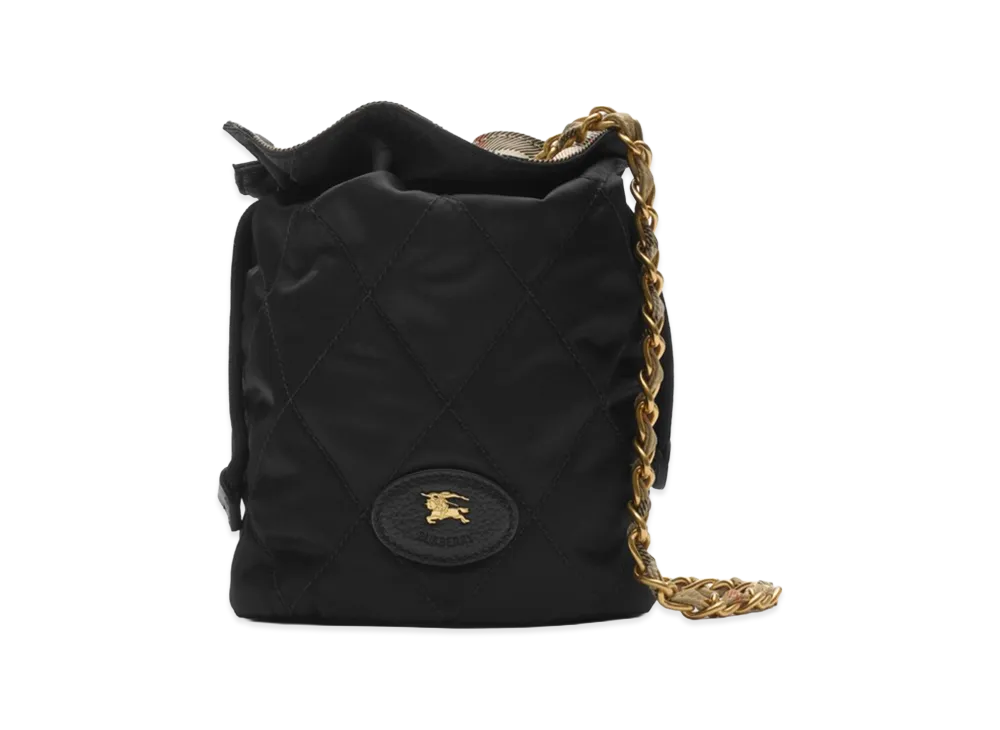 Burberry Women's Horseshoe Chain Pouch "Black"