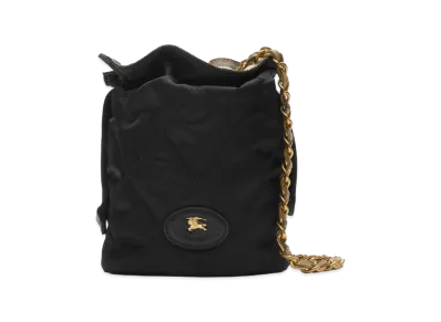 Burberry Women's Horseshoe Chain Pouch "Black"