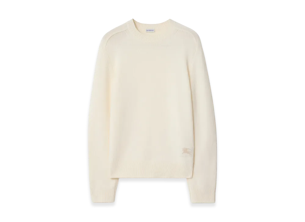 Burberry Cashmere Sweater "Ceramic White"