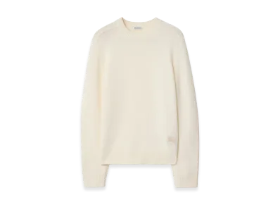 Burberry Cashmere Sweater "Ceramic White"