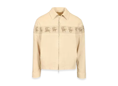 Burberry Cotton Canvas Jacket "Beige"