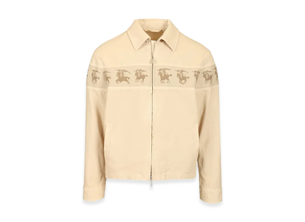 Burberry Cotton Canvas Jacket "Beige"