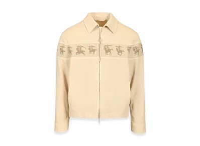 Burberry Cotton Canvas Jacket "Beige"
