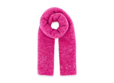 Burberry Two-Tone Alpaca Blend Scarf "Pink"