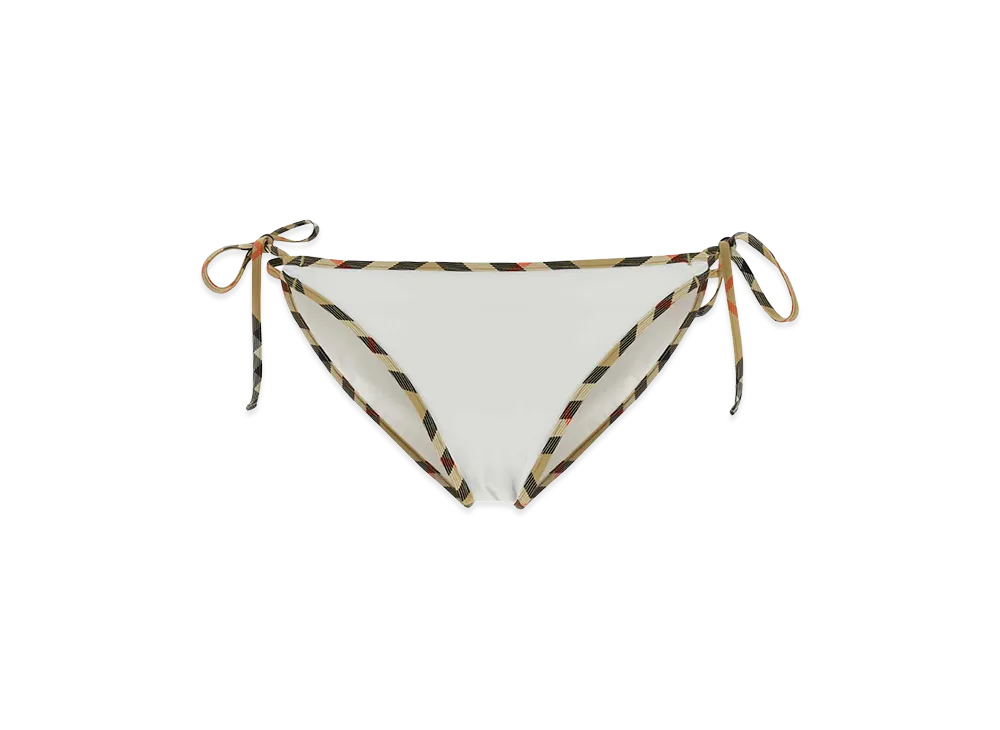 Burberry Women's Stretch Nylon Bikini Bottom "White"
