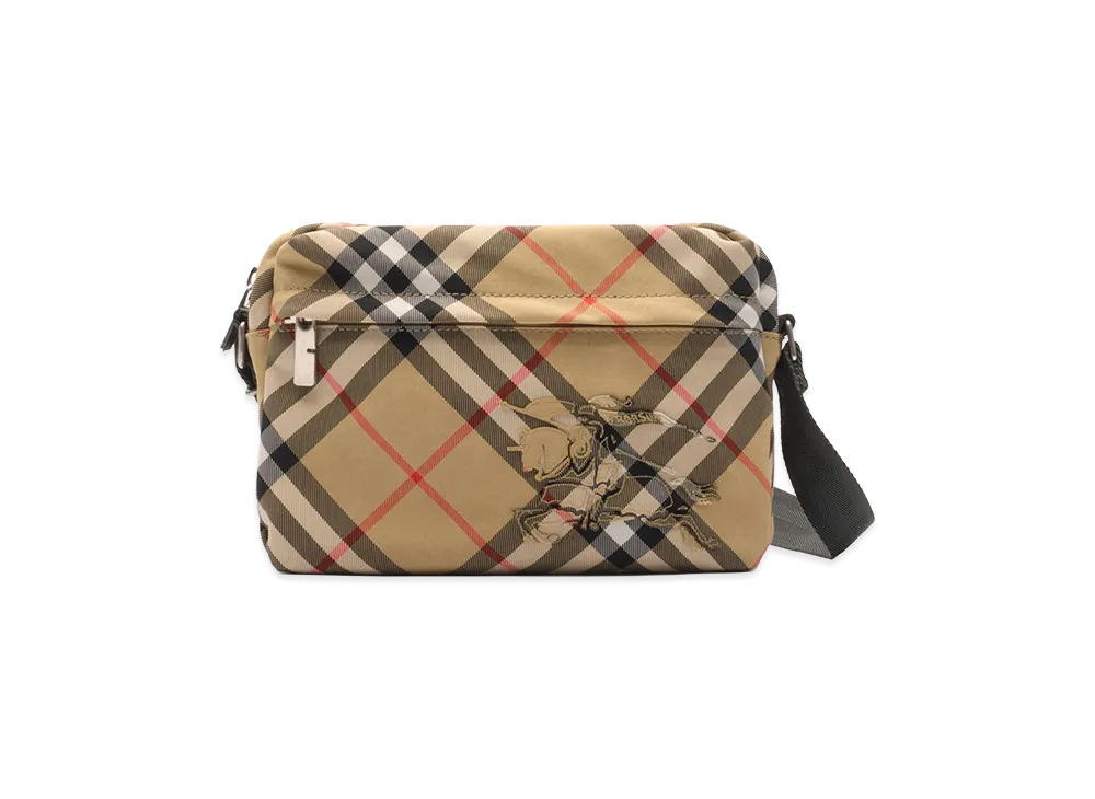 Burberry Small Check Crossbody Bag "Sand Beige"